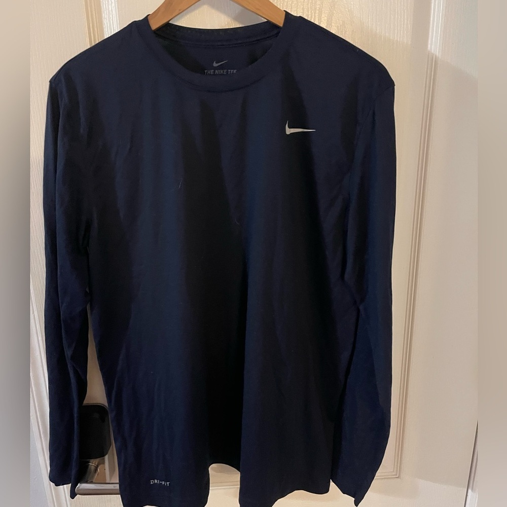 Nike‎ Men's Dark Blue Long Sleeve Tee